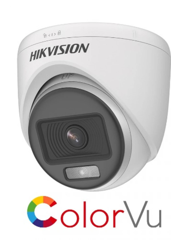 Hikvision DS-2CE70DF0T-PF 2MP 1080P ColorVu Gece Renkli HDTVI Dome Kamera